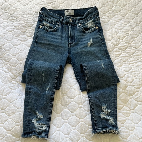 Agolde Sophie Cropped denim - Picture 5 of 8